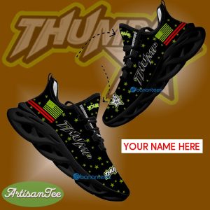 Thumpstar Motorcycle Chunky Sneaker Fashion Custom Name Gift Max Soul Shoes USA Flag Star New For Fans - Thumpstar Motorcycle Running Shoes New Trending Personalized Photo 1