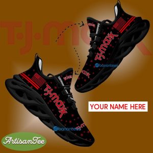 T.J. Maxx Chunky Sneaker Comfort Custom Name Gift Max Soul Shoes USA Flag Star New For Fans - T.J. Maxx Running Shoes New Trending Personalized Photo 1