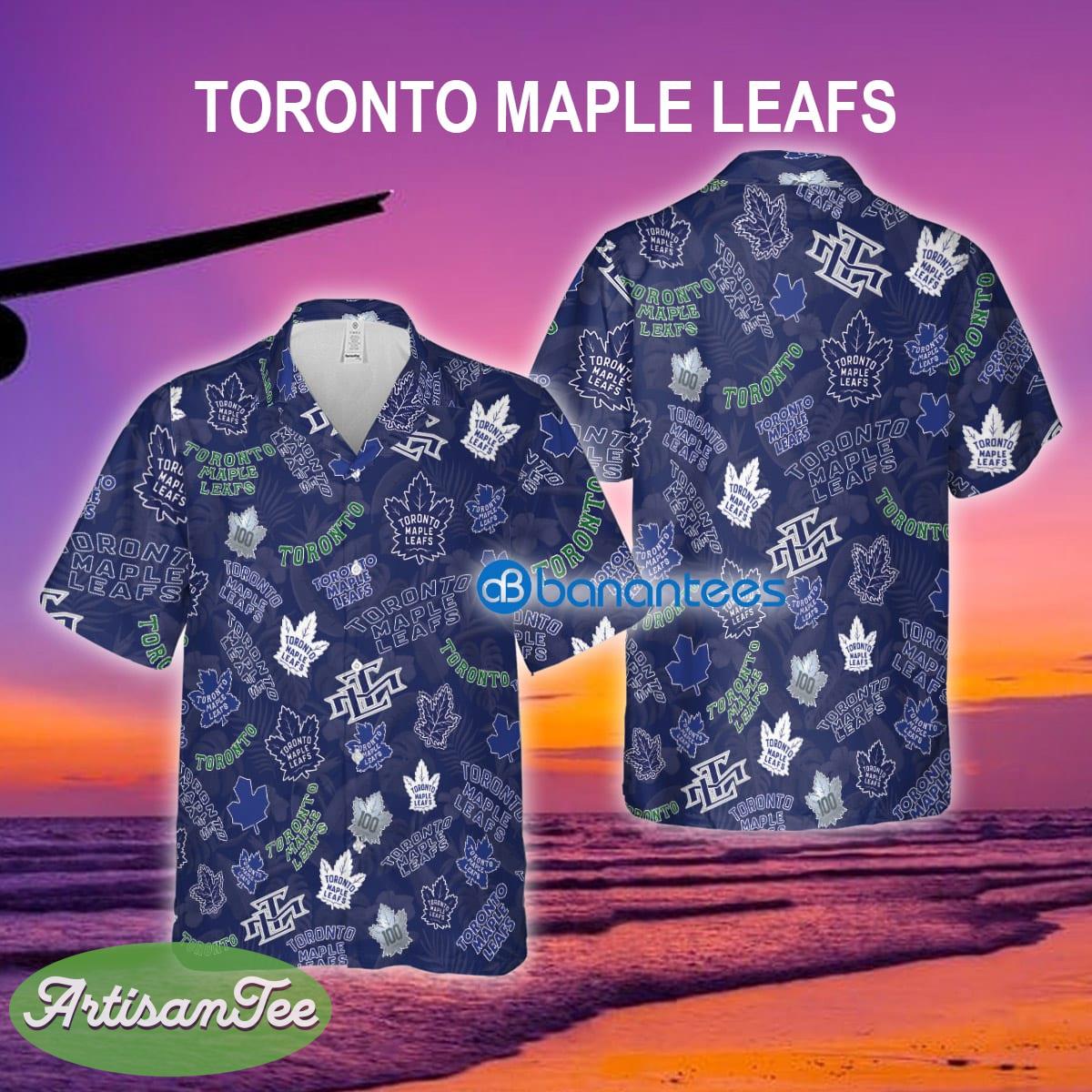 Toronto Maple Leafs 3D Hawaiian Shirt Pattern Logo For Beach - Toronto Maple Leafs 3D Hawaiian Shirt Pattern Logo For Beach