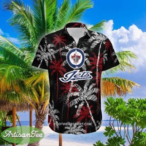 Winnipeg Jets 3D Hawaiian Shirt Coconut Tree Vintage For Men And Women - NHL Winnipeg Jets 3D Hawaiian Shirt Coconut Tree_1