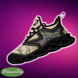 Army Black Knights Black And White Clunky Shoes NCAA Teams For Fans Running Shoes New Clunky Sneakers - Army Black Knights Black And White Clunky Shoes For Fans This Season_3