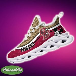 Boston College Eagles Black And White Clunky Sneaker NCAA Teams For Fans Running Shoes New Clunky Sneakers - Boston College Eagles Black And White Clunky Sneakers For Fans This Season, Custom Sport Shoes_4