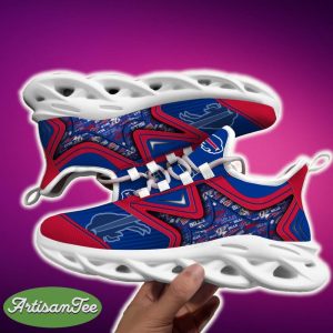 Buffalo Bills Black And White Clunky Shoes NFL Teams For Fans Running Sports Shoes New Men And Women - Buffalo Bills Black And White Clunky Shoes For Fans This Season_2