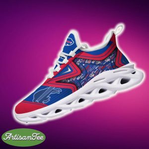 Buffalo Bills Black And White Clunky Shoes NFL Teams For Fans Running Sports Shoes New Men And Women - Buffalo Bills Black And White Clunky Shoes For Fans This Season_5