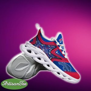 Buffalo Bills Black And White Clunky Shoes NFL Teams For Fans Running Sports Shoes New Men And Women - Buffalo Bills Black And White Clunky Shoes For Fans This Season_7