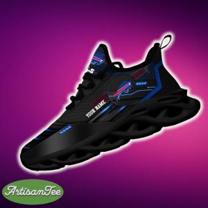 Buffalo Bills NFL Max Soul Shoes Custom Name Black Chunky Sneakers For Clunky Sneakers - Buffalo Bills Max Soul Shoes, Gifts For Fan, Gifts For Dad, Custom Your Name, Custom Gifts_6