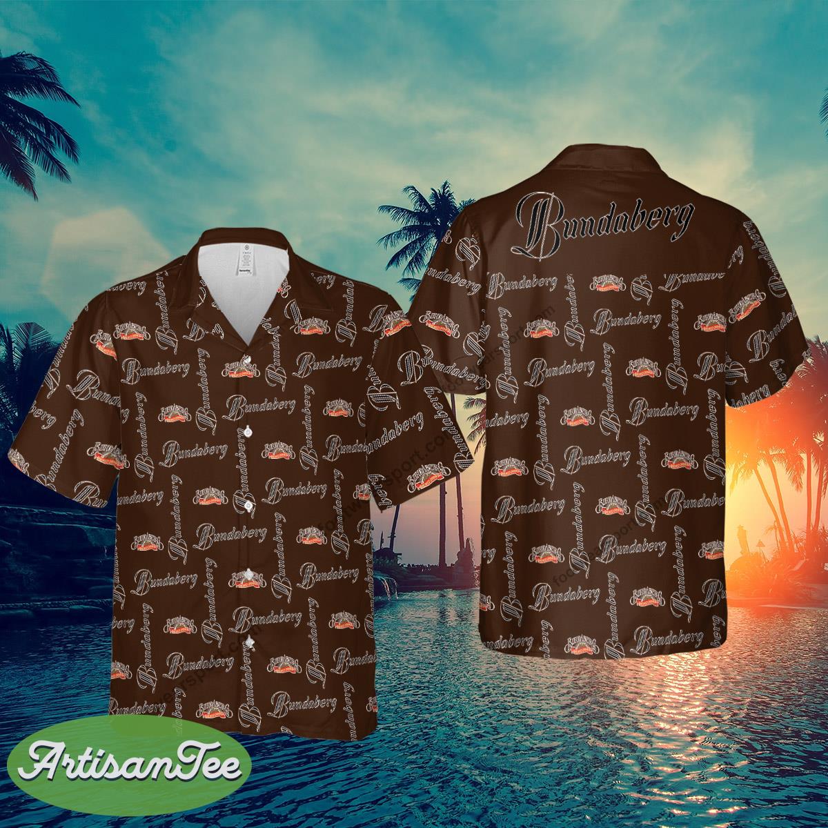 bundaberg Brand Premium Logo Beach Hawaiian Shirt Gift For Fans - bundaberg Brand Premium Logo Beach Hawaiian Shirt Gift For Fans