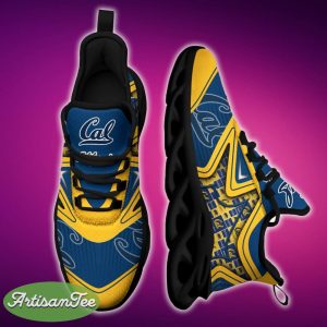 California Golden Bears Black And White Innovative Sports Sneakers Ideas For Men And Women Gift Max Soul Shoes - California Golden Bears Black And White Clunky Shoes For Fans This Season_1