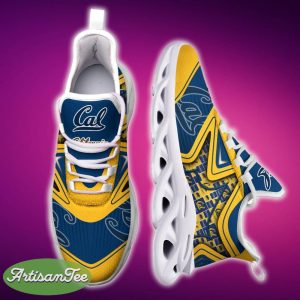 California Golden Bears Black And White Innovative Sports Sneakers Ideas For Men And Women Gift Max Soul Shoes - California Golden Bears Black And White Clunky Shoes For Fans This Season_6