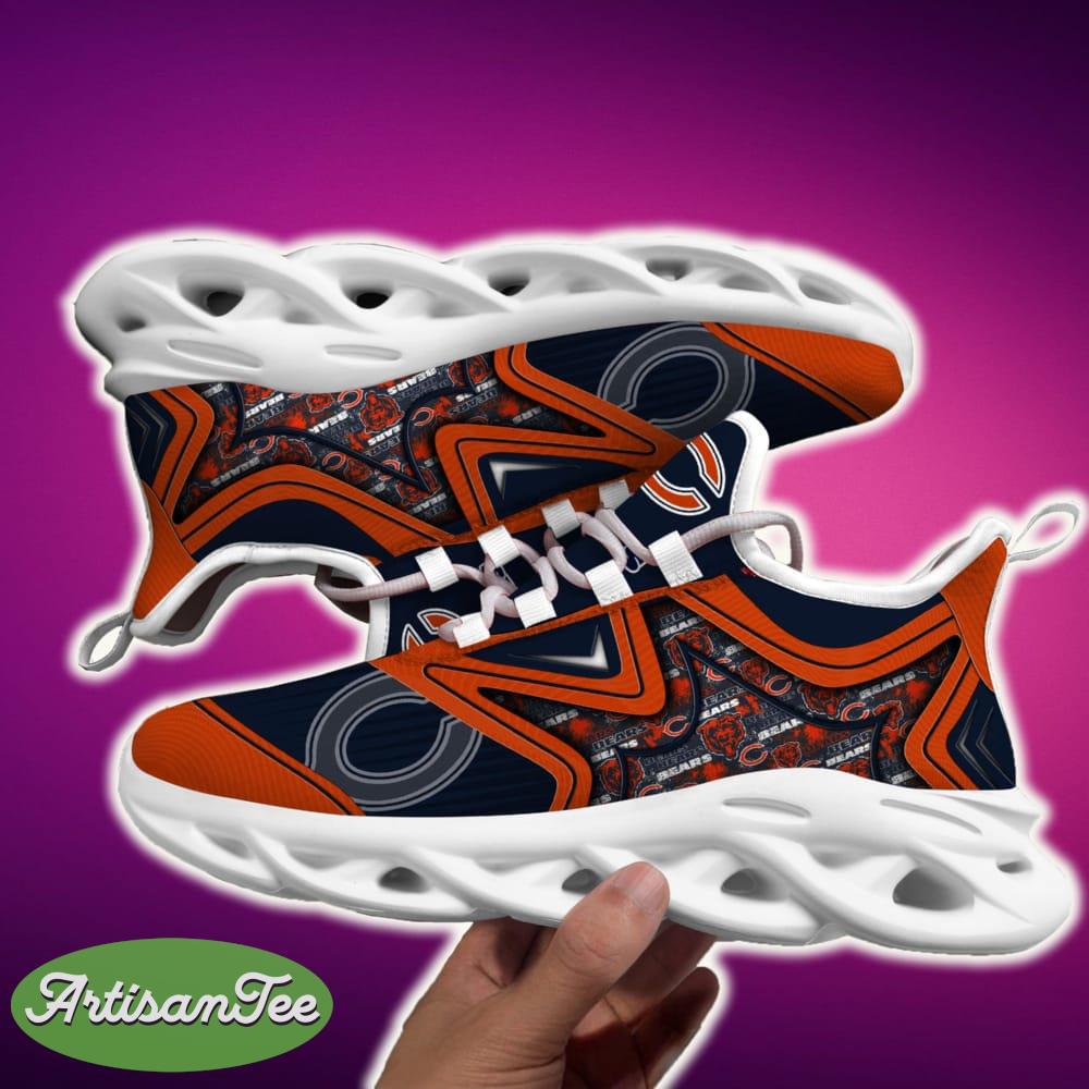 chicago bears black and white distinctive sports sneakers ideas for men and women gift max soul shoes 1 Chicago Bears Black And White Distinctive Sports Sneakers Ideas For Men And Women Gift Max Soul Shoes - Chicago Bears Black And White Clunky Shoes For Fans This Season_2