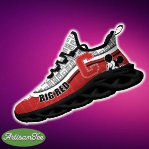 Cornell Big Red Black And White Clunky Sneaker NCAA Teams For Fans Running Shoes New Clunky Sneakers - Cornell Big Red Black And White Clunky Sneakers For Fans This Season, Custom Sport Shoes_2