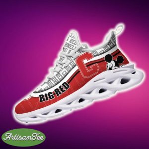 Cornell Big Red Black And White Clunky Sneaker NCAA Teams For Fans Running Shoes New Clunky Sneakers - Cornell Big Red Black And White Clunky Sneakers For Fans This Season, Custom Sport Shoes_4