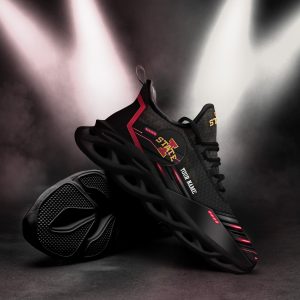 Custom Name Iowa State Cyclones Team Black Max Soul Shoes NCAA Teams For Fans Running Shoes New Clunky Sneakers - 220824-080706