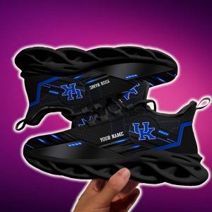 Custom Name Kentucky Wildcats Team Black Max Soul Shoes NCAA Teams For Fans Running Shoes New Clunky Sneakers - 220824-081221