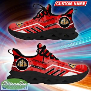 Custom Name Maybach Logo Camo Red Pop Chunky Sneaker Gift For Men Women Max Soul Shoes - Custom Name Maybach Logo Racing Car Tractor Farmer Max Soul Shoes Photo 4