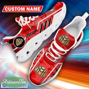 Custom Name Maybach Logo Camo Red Pop Chunky Sneaker Gift For Men Women Max Soul Shoes - Custom Name Maybach Logo Racing Car Tractor Farmer Max Soul Shoes Photo 14