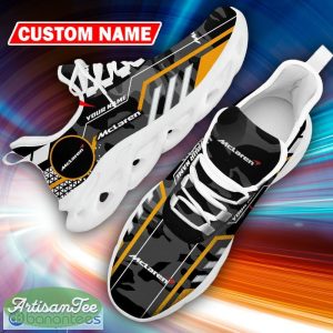 Custom Name McLaren Logo Camo Black Explore Running Sneaker Gift For Men Women Max Soul Shoes - Custom Name McLaren Logo Racing Car Tractor Farmer Max Soul Shoes Photo 11