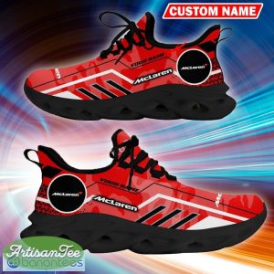 Custom Name McLaren Logo Camo Red Identity Sport Sneaker Gift For Men Women Max Soul Shoes - Custom Name McLaren Logo Racing Car Tractor Farmer Max Soul Shoes Photo 4