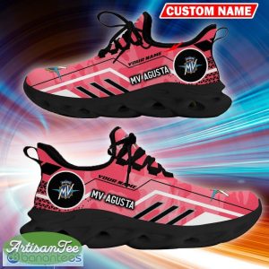 Custom Name MV Agusta Logo Camo Pink Trendsetting Chunky Sneaker Gift For Men Women Max Soul Shoes - Custom Name MV Agusta Logo Racing Car Tractor Farmer Max Soul Shoes Photo 5
