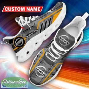 Custom Name Nissan Logo Camo Grey Exclusive Chunky Sneaker Gift For Men Women Max Soul Shoes - Custom Name Nissan Logo Racing Car Tractor Farmer Max Soul Shoes Photo 13