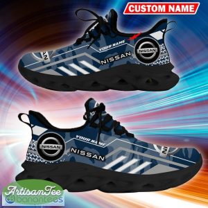 Custom Name Nissan Logo Camo Navy Innovative Running Sneaker Gift For Men Women Max Soul Shoes - Custom Name Nissan Logo Racing Car Tractor Farmer Max Soul Shoes Photo 10