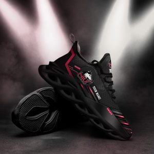 Custom Name Northern Illinois Huskies Team Black Max Soul Shoes NCAA Teams For Fans Running Shoes New Clunky Sneakers - 220824-084803