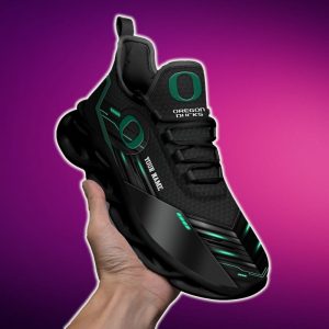 Custom Name Oregon Ducks Team Black Max Soul Shoes NCAA Teams For Fans Running Shoes New Clunky Sneakers - 220824-091710