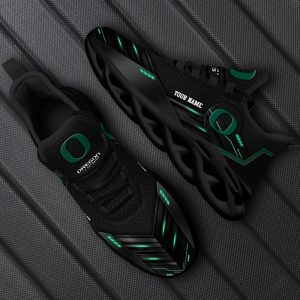 Custom Name Oregon Ducks Team Black Max Soul Shoes NCAA Teams For Fans Running Shoes New Clunky Sneakers - 220824-091619