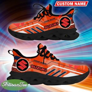 Custom Name Suzuki Logo Camo Orange Graphic Chunky Sneaker Gift For Men Women Max Soul Shoes - Custom Name Suzuki Logo Racing Car Tractor Farmer Max Soul Shoes Photo 9