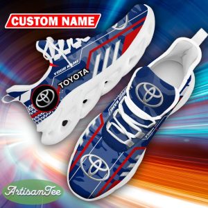 Custom Name Toyota Logo Camo Blue Effortless Running Sneaker Gift For Men Women Max Soul Shoes - Custom Name Toyota Logo Racing Car Tractor Farmer Max Soul Shoes Photo 18