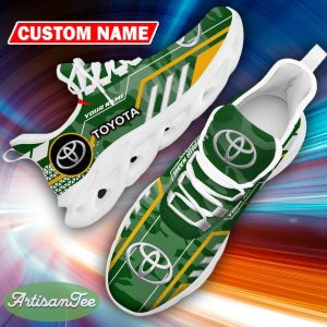 Custom Name Toyota Logo Camo Green Elevate Sport Sneaker Gift For Men Women Max Soul Shoes - Custom Name Toyota Logo Racing Car Tractor Farmer Max Soul Shoes Photo 17