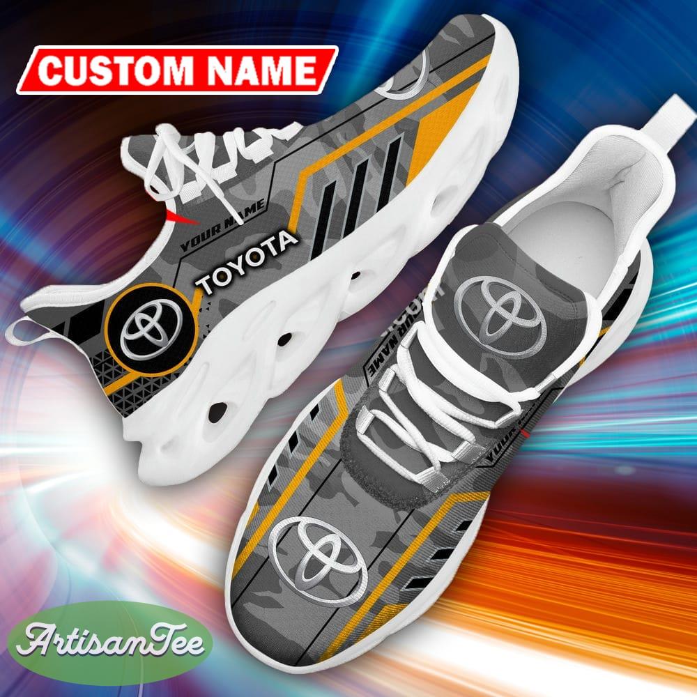 Custom Name Toyota Logo Camo Grey Propel Chunky Sneaker Gift For Men Women Max Soul Shoes - Custom Name Toyota Logo Racing Car Tractor Farmer Max Soul Shoes Photo 13
