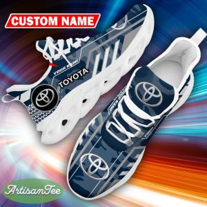 Custom Name Toyota Logo Camo Navy Accentuate Running Sneaker Gift For Men Women Max Soul Shoes - Custom Name Toyota Logo Racing Car Tractor Farmer Max Soul Shoes Photo 20