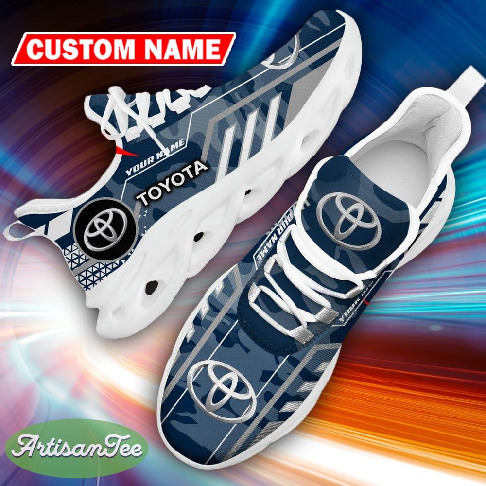 Custom Name Toyota Logo Camo Navy Accentuate Running Sneaker Gift For Men Women Max Soul Shoes - Custom Name Toyota Logo Racing Car Tractor Farmer Max Soul Shoes Photo 20