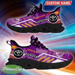 Custom Name Toyota Logo Camo Purple Radiate Running Sneaker Gift For Men Women Max Soul Shoes - Custom Name Toyota Logo Racing Car Tractor Farmer Max Soul Shoes Photo 6