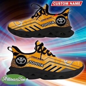 Custom Name Toyota Logo Camo Yellow Empower Chunky Sneaker Gift For Men Women Max Soul Shoes - Custom Name Toyota Logo Racing Car Tractor Farmer Max Soul Shoes Photo 2