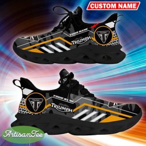 Custom Name Triumph Logo Camo Black Envision Running Sneaker Gift For Men Women Max Soul Shoes - Custom Name Triumph Logo Racing Car Tractor Farmer Max Soul Shoes Photo 1