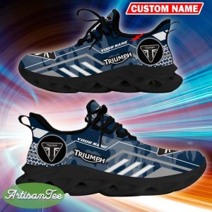 Custom Name Triumph Logo Camo Navy Vibe Sport Sneaker Gift For Men Women Max Soul Shoes - Custom Name Triumph Logo Racing Car Tractor Farmer Max Soul Shoes Photo 10