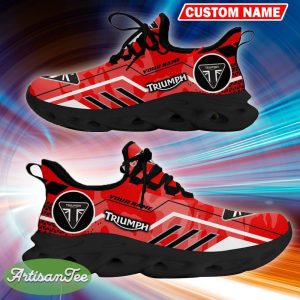 Custom Name Triumph Logo Camo Red Dynamic Chunky Sneaker Gift For Men Women Max Soul Shoes - Custom Name Triumph Logo Racing Car Tractor Farmer Max Soul Shoes Photo 4