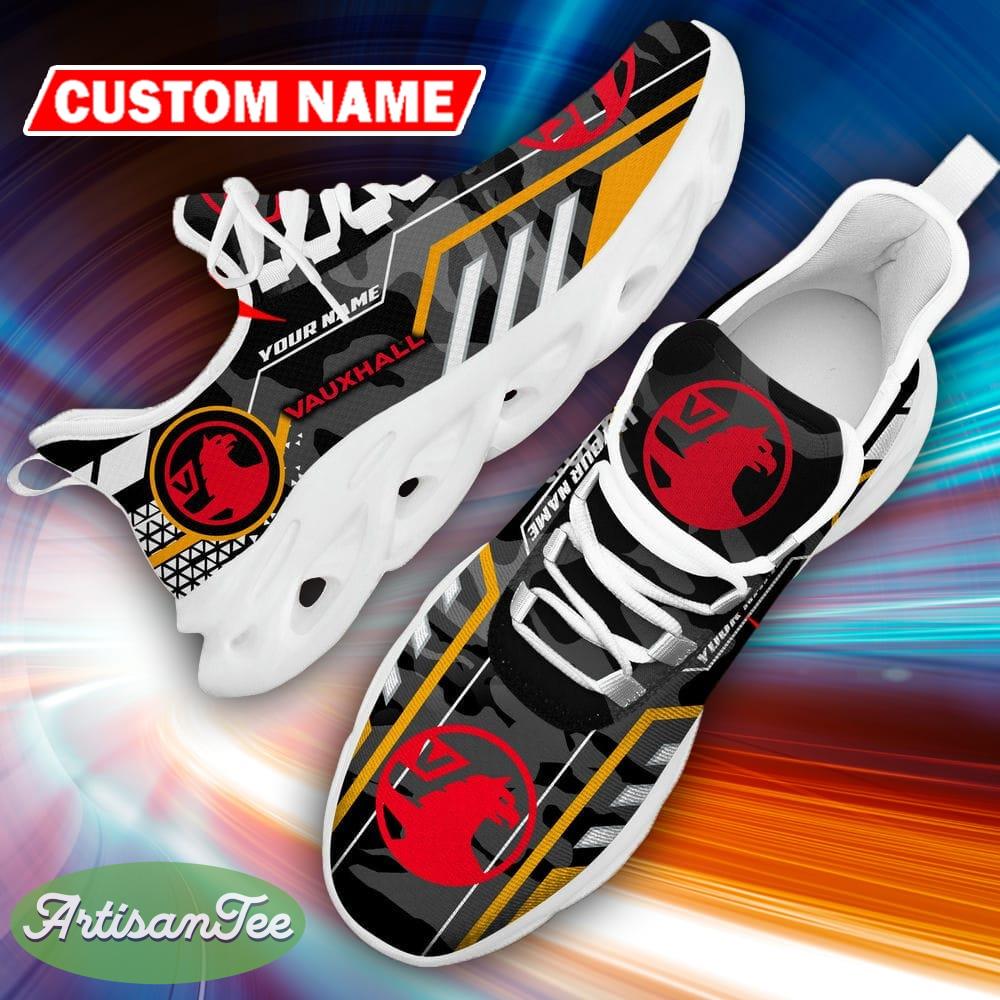 Custom Name Vauxhall Logo Camo Black Showcase Sport Sneaker Gift For Men Women Max Soul Shoes - Custom Name Vauxhall Logo Racing Car Tractor Farmer Max Soul Shoes Photo 11