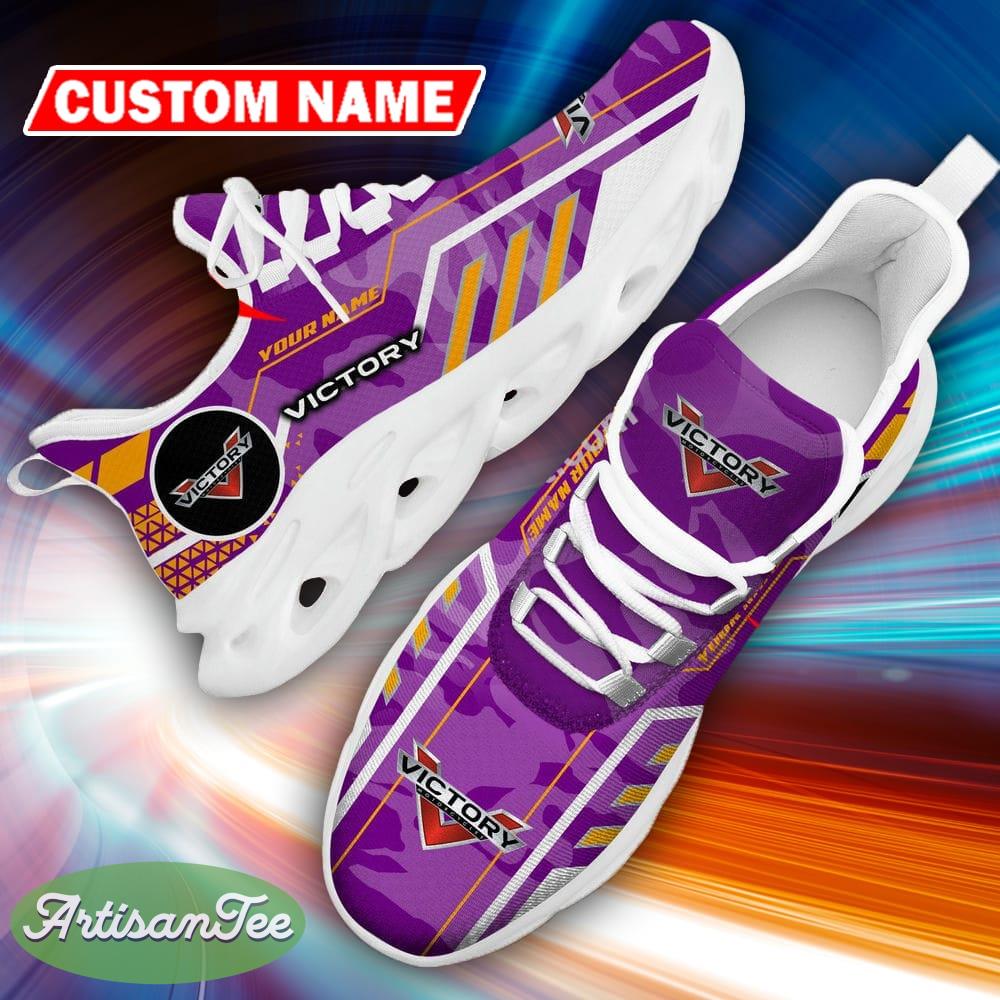 Custom Name Victory Motorcycles Logo Camo Purple Sleek Running Sneaker Gift For Men Women Max Soul Shoes - Custom Name Victory Motorcycles Logo Racing Car Tractor Farmer Max Soul Shoes Photo 16