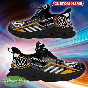 Custom Name Volkswagen Logo Camo Black Modern Running Sneaker Gift For Men Women Max Soul Shoes - Custom Name Volkswagen Logo Racing Car Tractor Farmer Max Soul Shoes Photo 1