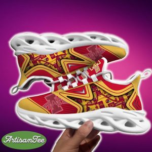 Iowa State Cyclones Black And White Clunky Shoes NCAA Teams For Fans Sports Shoes New Men And Women - Iowa State Cyclones Black And White Clunky Shoes For Fans This Season_2