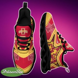 Iowa State Cyclones Black And White Clunky Shoes NCAA Teams For Fans Sports Shoes New Men And Women - Iowa State Cyclones Black And White Clunky Shoes For Fans This Season_1