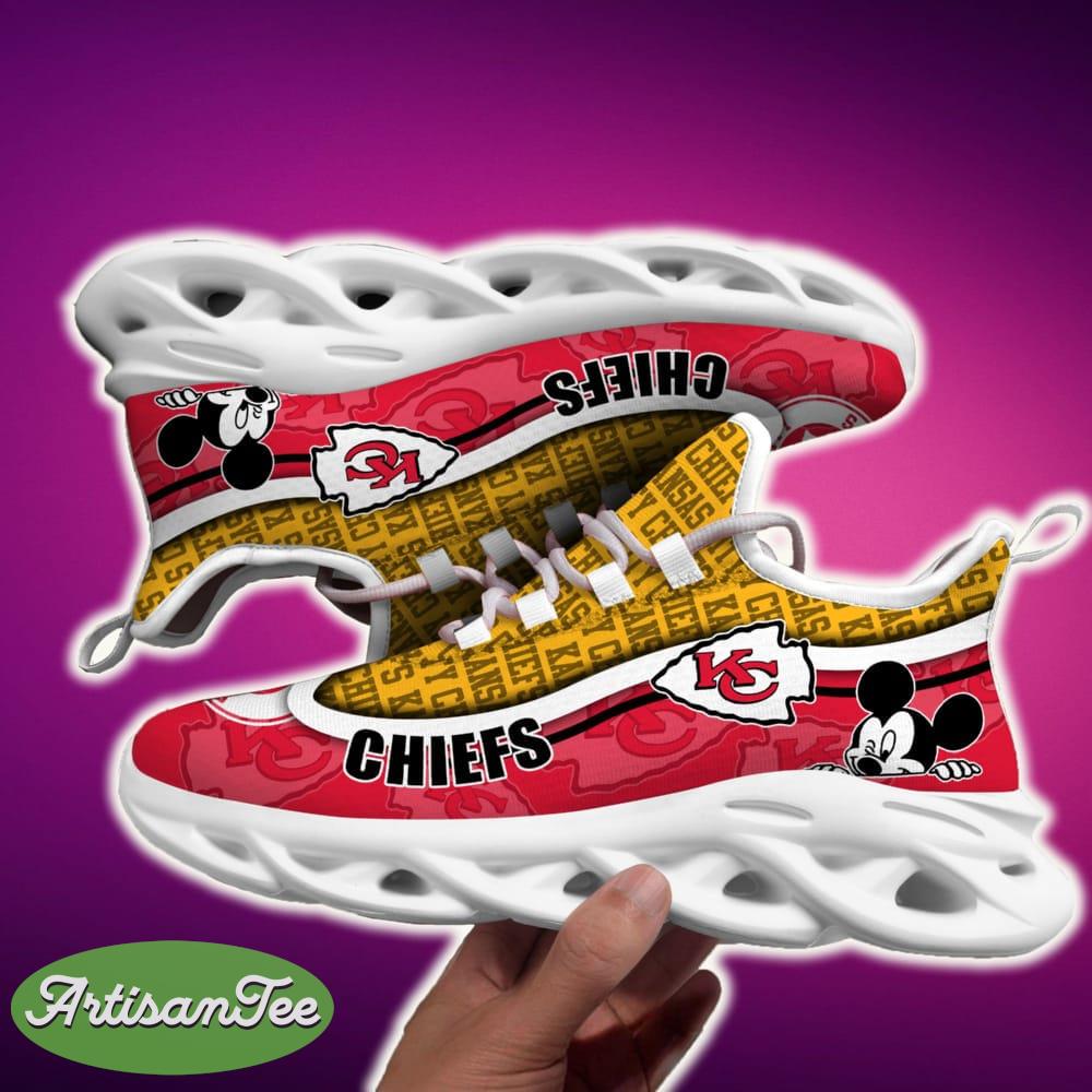 kansas city chiefs black and white embody sports sneakers ideas for men and women gift max soul shoes 4 Kansas City Chiefs Black And White Embody Sports Sneakers Ideas For Men And Women Gift Max Soul Shoes - Kansas City Chiefs Black And White Clunky Sneakers For Fans This Season, Custom Sport Shoes_6