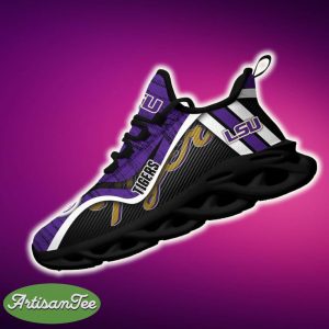 LSU TIGERS Max Soul Shoes NCAA Teams For Fans Running Shoes New Clunky Sneakers - LSU TIGERS Max Soul Shoes New Arrivals Best Gift Ever_2