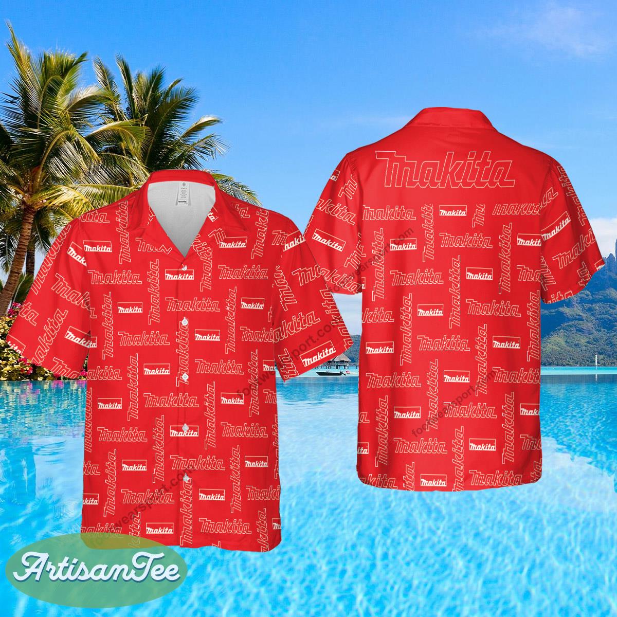 makita Brand Sunset Brand Aloha Hawaiian Shirt Men And Women Gift - makita Brand Sunset Brand Aloha Hawaiian Shirt Men And Women Gift