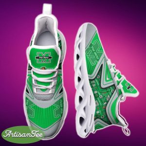 Marshall Thundering Herd Black And White Clunky Shoes NCAA Teams For Fans Sports Shoes New Men And Women - Marshall Thundering Herd Black And White Clunky Shoes For Fans This Season_6