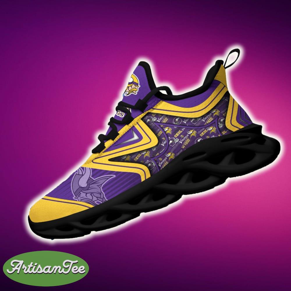 minnesota vikings black and white exclusive sports sneakers ideas for men and women gift max soul shoes 2 Minnesota Vikings Black And White Exclusive Sports Sneakers Ideas For Men And Women Gift Max Soul Shoes - Minnesota Vikings Black And White Clunky Shoes For Fans This Season_3