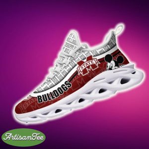 Mississippi State Bulldogs Black And White Fresh Sports Sneakers Ideas For Men And Women Gift Max Soul Shoes - Mississippi State Bulldogs Black And White Clunky Sneakers For Fans This Season, Custom Sport Shoes_4